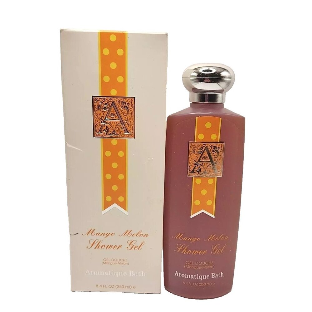 Aromatique Shower Gel Bath Mango Melon with Pump 8.4 oz Rare Discontinued